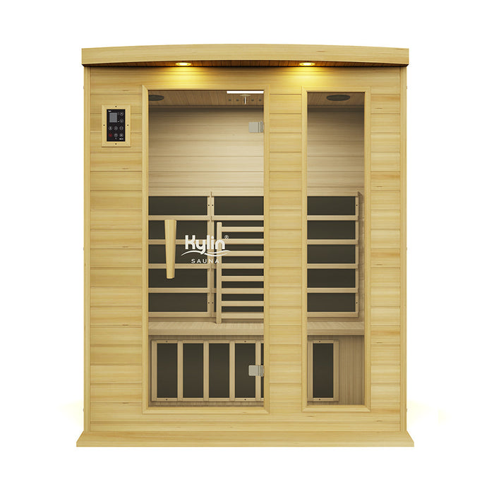 Kylin Classic Carbon Far Infrared Sauna 3 person